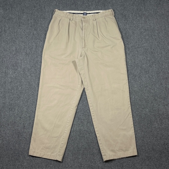 Polo by Ralph Lauren Pants Men 36x30 (Actual 32x30) Andrew Tan 100% Cotton - Picture 1 of 10